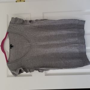 Talbot ruffled sleeve v-neck sweater vest